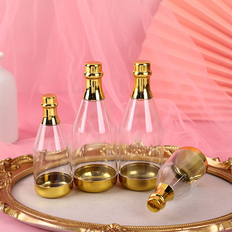 Champagne Bottle Shaped Candy Box, Holiday Wedding Candy Boxes,Accompanying Candy Box, Champagne Bottles