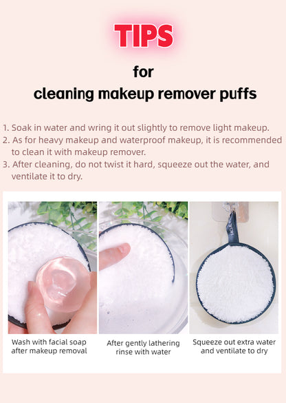 Makeup Remover Puff - Water Makeup Remover Puff - Lazybones - Remover